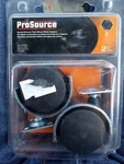 Pair Prosource 7112287 In Dual Wheel Furniture Caster Plate Mount Chrome. Fixed Price $12.00.