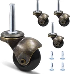 1.5" Ball Wheels For Furniture, Set Of 4 Vintage Casters Antique Copper. Fixed Price $16.87.