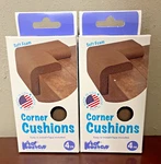 Kidkusion Corner Cushions Brown 4-PACK Lot Of 2. Fixed Price $12.00.