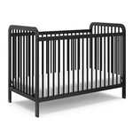 Convertible Crib 3-IN-1 Solid Wood Greenguard Gold Black Storkcraft Pasadena. Fixed Price $299.99.