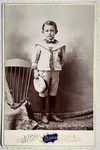 Antique Cabinet Card Boy Sailor Suit W/ Hat Bryan Studio Extra Finish C1900. Fixed Price $28.99.