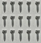 15X Ikea Screws Self Tapping Countersunk 15MM Steel, Part # 109535. Fixed Price $10.98.