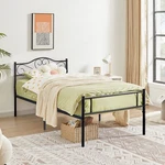 Set Of 2 Twin Size Metal Frame Platform Mattress Foundation Kids Bedroom. Fixed Price $159.49.