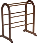 Winsome 94326 Wood Quilt Rack With Rungs, Antique Walnut Tan. Fixed Price $52.99.