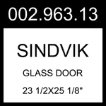 Ikea Sindvik Glass Door Black-brown/clear 23 1/2X25 1/8" 002.963.13. Fixed Price $169.99.