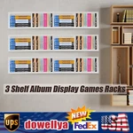 3 Shelf Album Display Games Racks Dvd Cd Storage Media Tower Video Unit. Fixed Price $53.25.