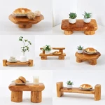 Cedar Wood Pedestal Stand Decorative Riser For Display Farmhouse Gift. Fixed Price $36.39.