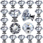 25 Pcs Crystal Glass Knobs Drawer Pulls Kitchen Bathroom Cabinet Dresser. Fixed Price $16.98.