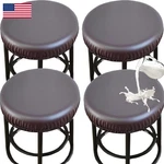 Hfcnmy Stool Covers Round Stretch Waterproof Pu Bar. Fixed Price $38.59.