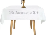 Vitalcozy Large In Remembrance 13" X 10.2" (rectangular), Silver Embroidery. Fixed Price $28.22.