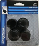 Shepherd 9127 7/8-INCH Rubber Leg Tips, Black, 4-PACK. Fixed Price $7.28.