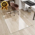 36X55 Glass Chair Mat Tempered Heavy Duty Office Floor Protector Carpet Hardwood. Fixed Price $192.99.