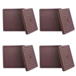 3.5X3.5 Square Rubber Furniture Caster CUPS,8 Pack Anti-sliding Pad.... Fixed Price $19.69.