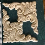 Nos - Ornamental Mouldings Wood Ornaments 3319 Pk Whw Usa. Fixed Price $10.00.