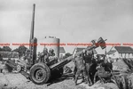 F029788 German Naval Aircraft Unit Repositions Captured Gun Atlantic Wall. Fixed Price $6.71.