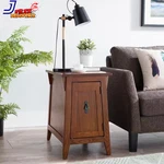 Leick Furniture Favorite Finds Mission Cabinet Wood End Table Brown/russet. Fixed Price $290.92.
