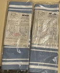 Lot Of Sears Directors Chair Cover Slate Blue Number 24-59482 New Open Pack. Fixed Price $25.99.