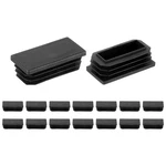 Uxcell 16 Pcs Rectangle Tubing End Caps 2 Plastic Inch, Black. Fixed Price $14.07.