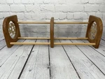 Handmade Wooden Cd Dvd Blu-ray Game Adjustable Media Storage Rack Divider Vgc!. Fixed Price $54.95.