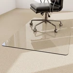 36X46IN Tempered Glass Chair Mat For Carpet Office Floor Protector Clear. Fixed Price $119.24.