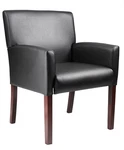 Boss Box Arm Guest, Accent Or Dining Chair W/mahogany Finish Model # B629M. Fixed Price $222.07.