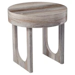 Sei Furniture Chadkirk Round Wood-faux Marble End Table In Brown. Fixed Price $145.99.