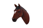 Hanging Chestnut Horse Head Statue Wall Mount Display Western Theme Decor Prop. Fixed Price $356.50.