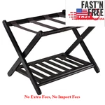 Winsome Reese Luggage Rack With Shelf, Espresso Finish. Fixed Price $44.95.