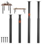 Adjustable Legs, 28-43.3 In Steel Furniture 1200 Lbs Max Load Heavy. Fixed Price $52.63.