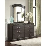 Ashley Furniture Signature Design Vachel Bedroom Mirror In Dark Brown. Fixed Price $40.00.