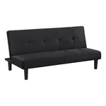 Pemberly Row 65" Futon Convertible Sofa Bed Sleeper Couch - Black Fabric W/ Foam. Fixed Price $395.99.