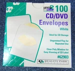 Quality Park Cd/dvd Sleeves 100/BOX 62903. Fixed Price $10.00.