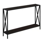Pemberly Row Modern Console Table Espresso Wood Finish And Black Steel Frame. Fixed Price $151.66.