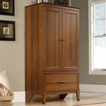 Sauder Carson Forge Engineered Wood Armoire Washington Cherry. Fixed Price $379.84.