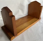 Wood Vtg. Handmade Book/cd Shelf Holder, 14 X5.5 X7 Cottage Farm Country Style. Fixed Price $21.99.