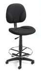 Boss Black Fabric Drafting Stools W/footring Model # B1690-BK. Fixed Price $189.32.