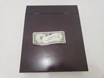 Portable Brown Wooden Lap Desk Stationary Center Sign-in Guest Book Bombay. Fixed Price $46.19.