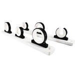 Marine City 3-ROD Reel Storage Rack Aluminum Black Powder Coat W/ White Board. Fixed Price $99.99.