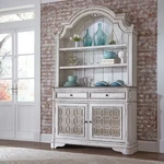Liberty Furniture Magnolia Manor Hutch & Buffet - White. Fixed Price $2079.99.