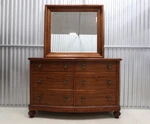Thomasville Ernest Hemingway Collection Mahogany Dresser With Mirror. Fixed Price $2595.00.