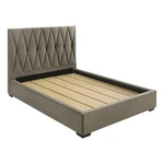 Coaster Delsea Upholstered Velvet Queen Panel Platform Bed In Light Brown. Fixed Price $677.92.