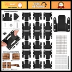 16 Pcs Universal Sectional Sofa Connectors, Interlocking Couch Brackets, Furnitu. Fixed Price $58.99.