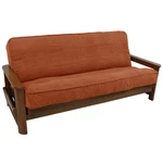 Blazing Needles Solid Microsuede Double Corded 8 9 Futon Cover Full Spice. Fixed Price $87.50.