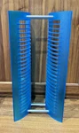 Atlantic Vintage Storage Rack Tower - Blue Holds 25 15.5" Tall. Fixed Price $39.99.