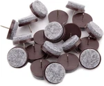 50PCS Round Heavy Duty Felt Furniture Pads, Nail On Sliders Hardwood. Fixed Price $18.95.