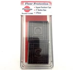 Faultless 31908 2" Square Furniture Cups Brown 4 Pack Floor Protectors. Fixed Price $13.99.