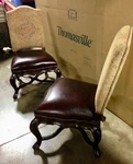 Thomasville Furniture Hills Of Tuscany Bibbiano Dark Rustico Dining Side Chairs. Fixed Price $1600.00.