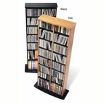 Oak Black Multimedia Storage Tower Dvd Rack Cd Organizer Tier Shelf Stand Holder. Fixed Price $179.90.
