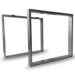 Richelieu 7525755702174 Structural Frame Set Matte Chrome Steel Table. Fixed Price $132.97.