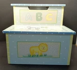 Fantasy Fields By Teamson Kid's Step Stool With Storage "abc" Safari Theme. Fixed Price $65.00.